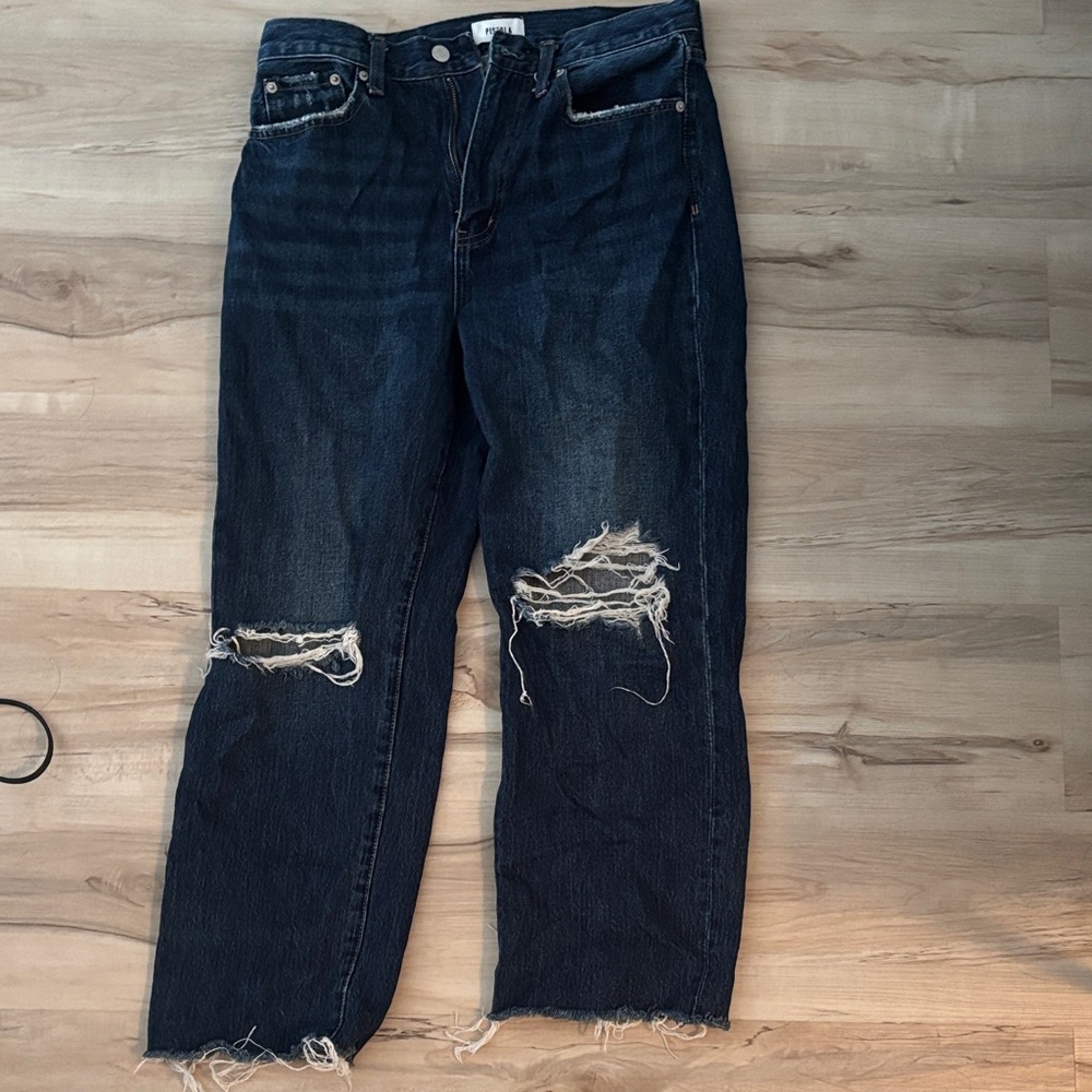 Zara Pistola Dark Blue Denim Jeans